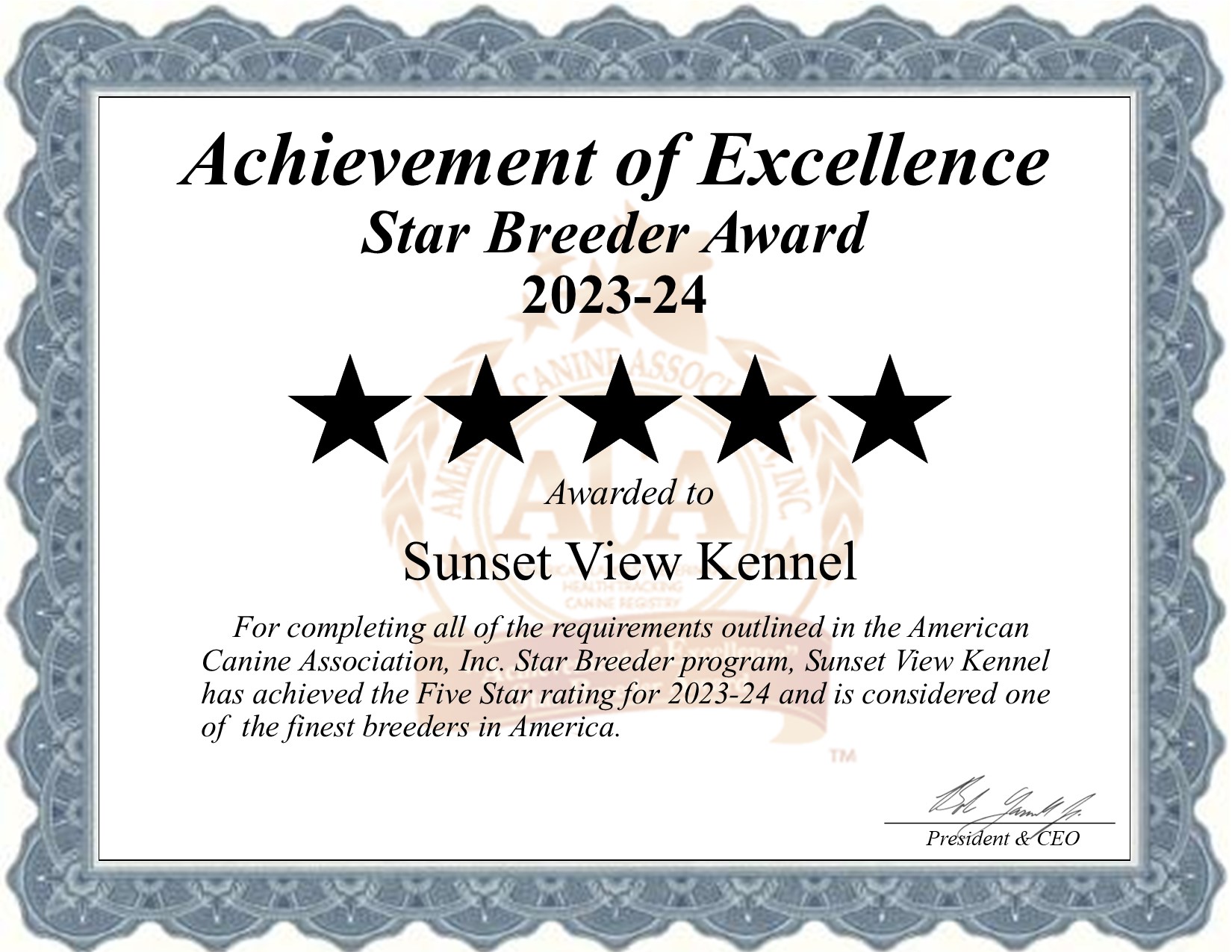 Sunset View, Kennel, dog, breeder, star, certificate, Sunset View-Kennel, Fresno, OH, Ohio, puppy, dog, kennels, mill, puppymill, usda, 5-star, aca, ica, registered, Yorkshire Terrier, none